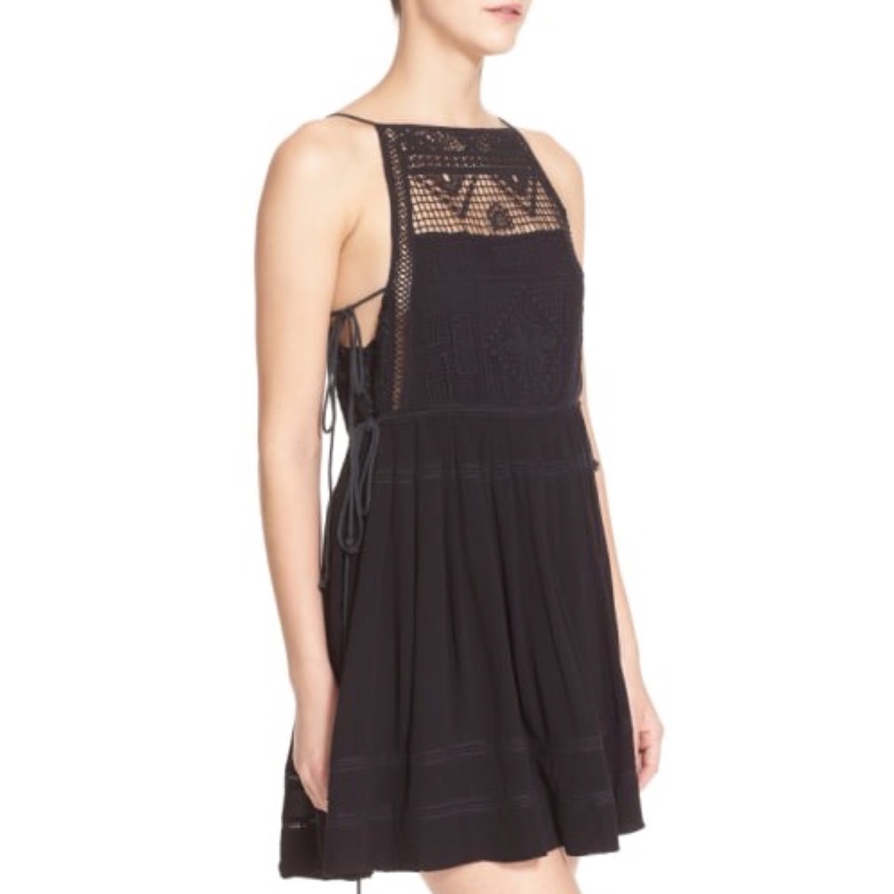 Free people black mini dress - Picture 4 of 8